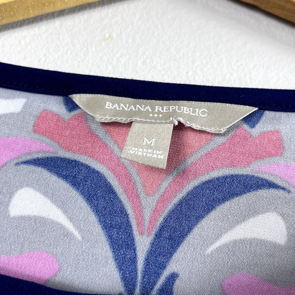 Women's Banana Republic Retro Psychedelic Shift Dress M - Picture 3 of 5